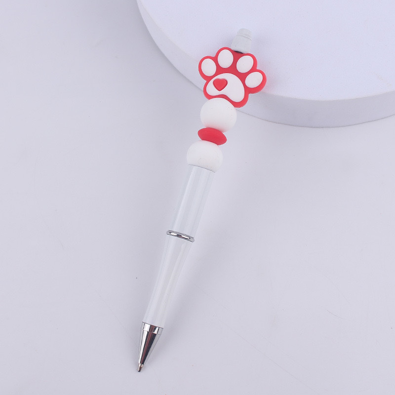 CHINESE WAREHOUSE Hot Sale Cat Claw Beaded Pen