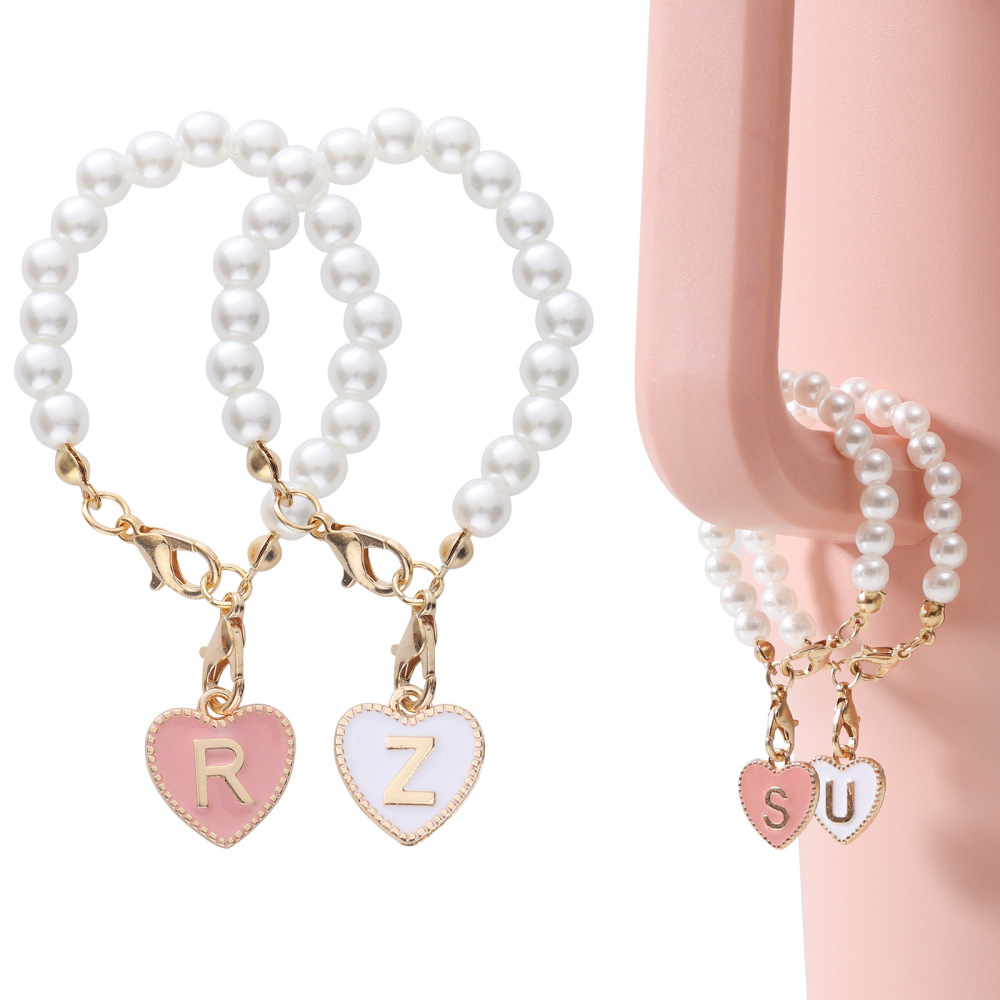 CHINESE WAREHOUSE Pearl Decorative Pendant For Tumblers