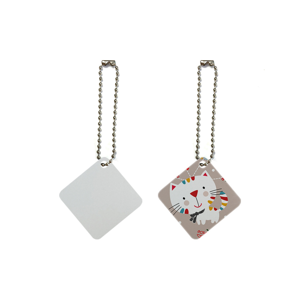 CHINESE WAREHOUSE Sublimation Double Aluminum Side Pendant