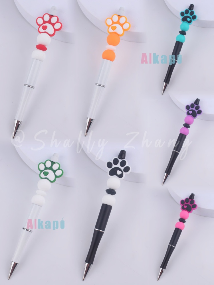 CHINESE WAREHOUSE Hot Sale Cat Claw Beaded Pen