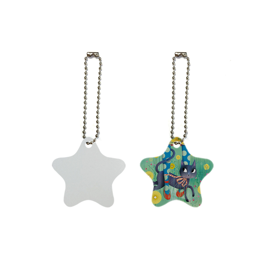 CHINESE WAREHOUSE Sublimation Double Aluminum Side Pendant