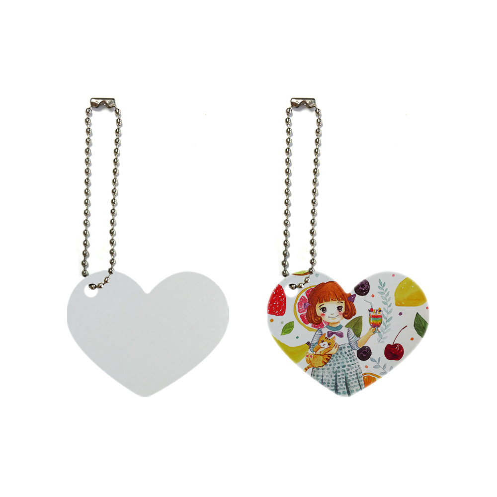 CHINESE WAREHOUSE Sublimation Double Aluminum Side Pendant