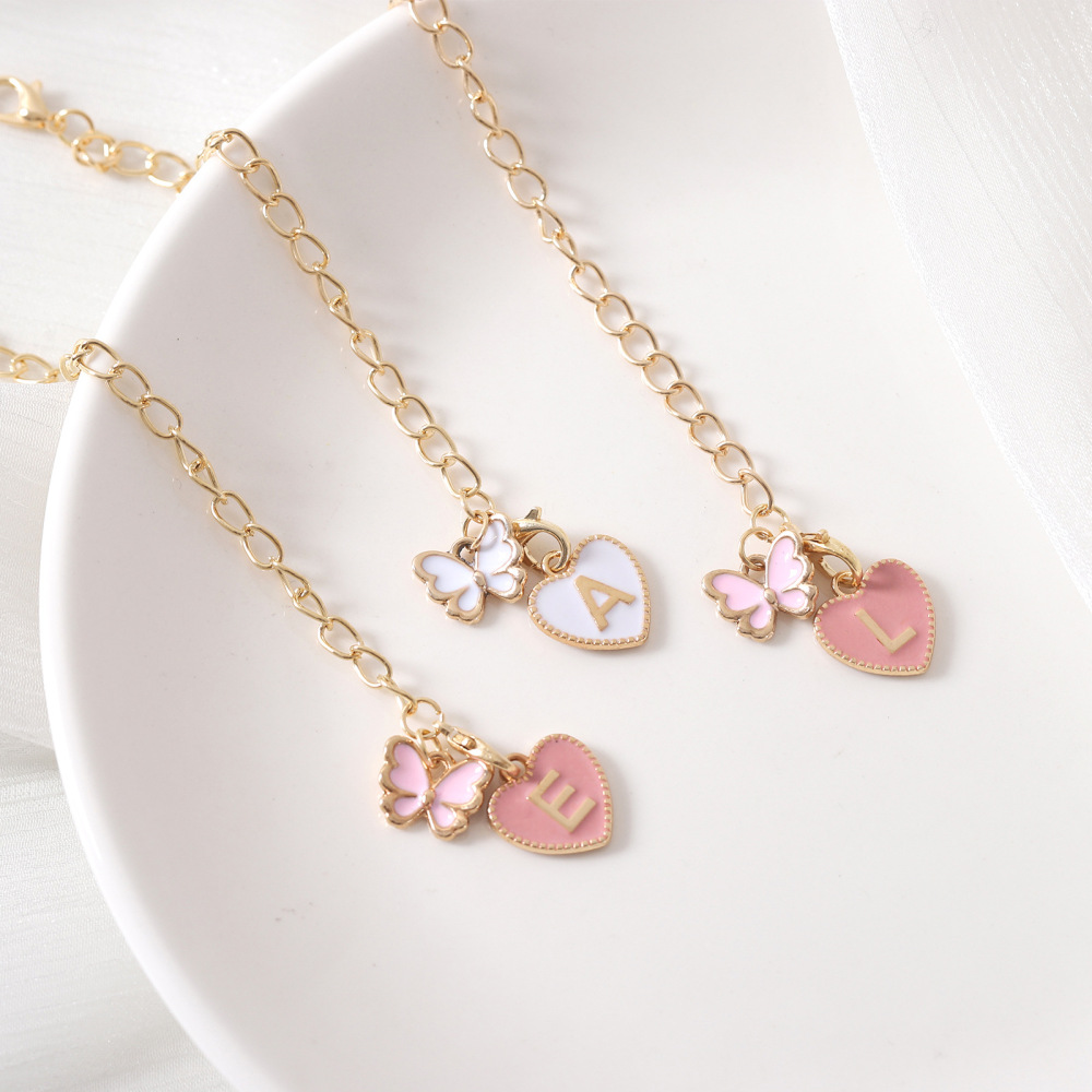 CHINESE WAREHOUSE Alloy Decorative Butterfly Pendant For Tumblers