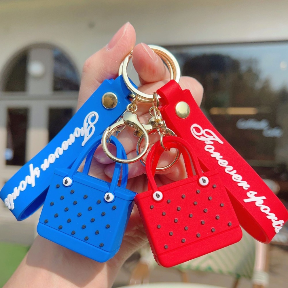 CHINESE WAREHOUSE EVA Bag Mini Beach Bag Keychain Ready To Ship