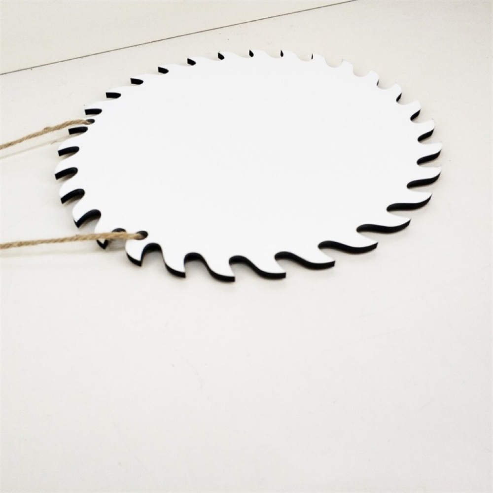 CHINESE WAREHOUSE Sublimation Wooden Interior Decoration Pendant