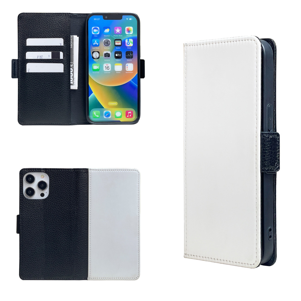 CHINESE WAREHOUSE Sublimation PU Leather iPhone Case