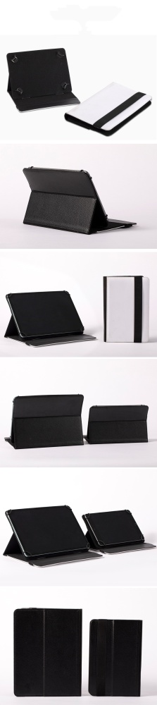 CHINESE WAREHOUSE Sublimation PU Leather iPad Protection Case with Magnet Holder