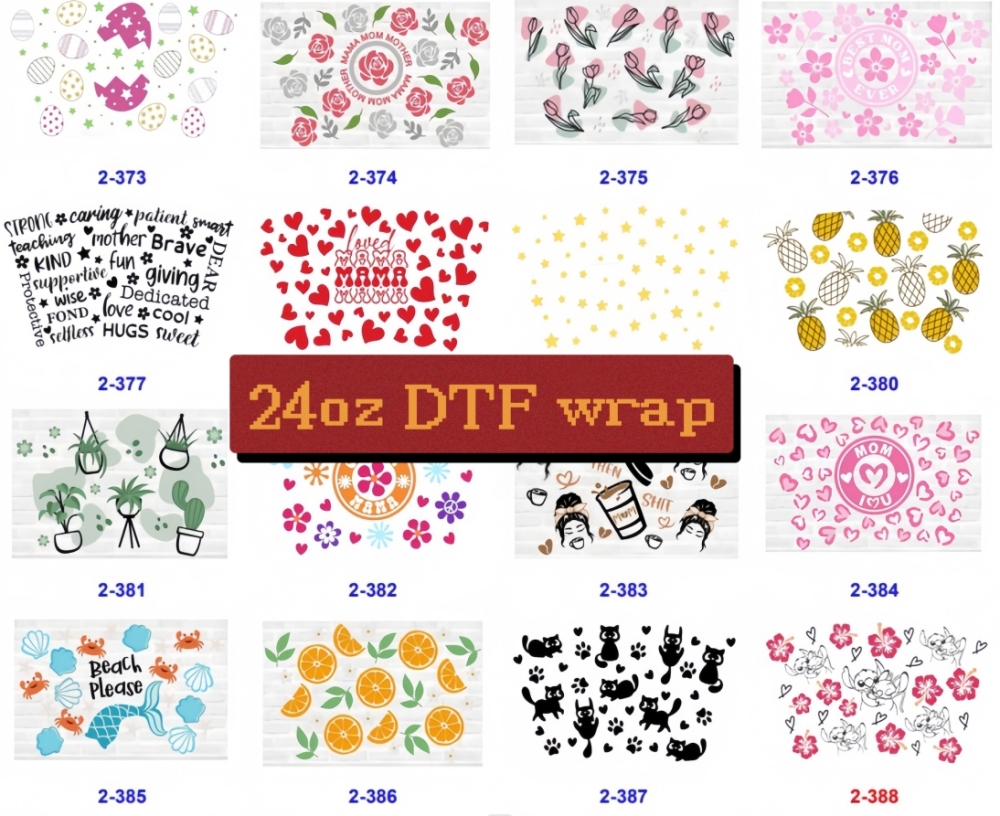 CHINESE WAREHOUSE 24oz UV DTF Wrap