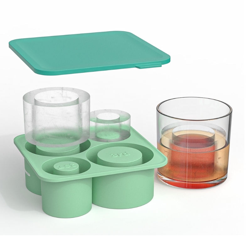 CHINESE WAREHOUSE Stanley Ice Tray Ice Making Mold Creative Easy Release Silicone Ice Grid