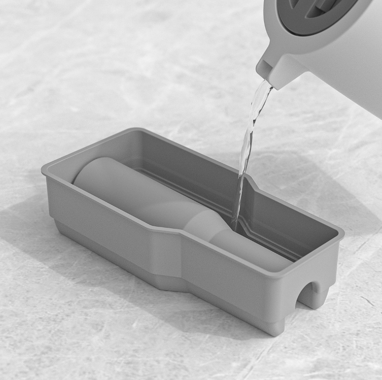 CHINESE WAREHOUSE Stanley Ice Tray Ice Making Mold Creative Easy Release Silicone Ice Grid