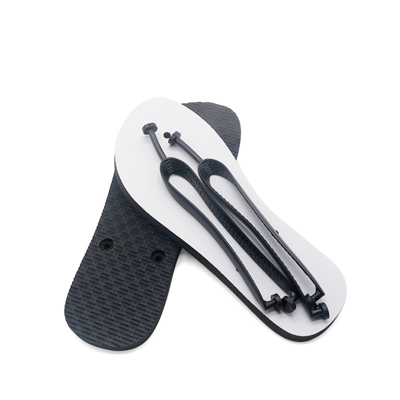 CHINESE WAREHOUSE PE Sublimation White Blanks Beach Flip Flops