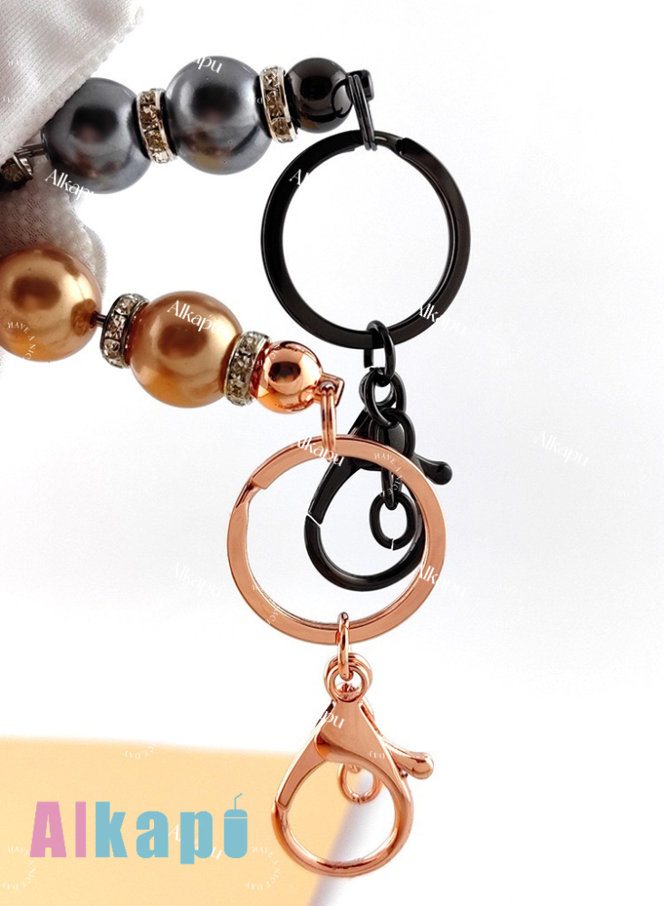 CHINESE WAREHOUSE Mix Cololrs Keychain Craft For Beads DIY