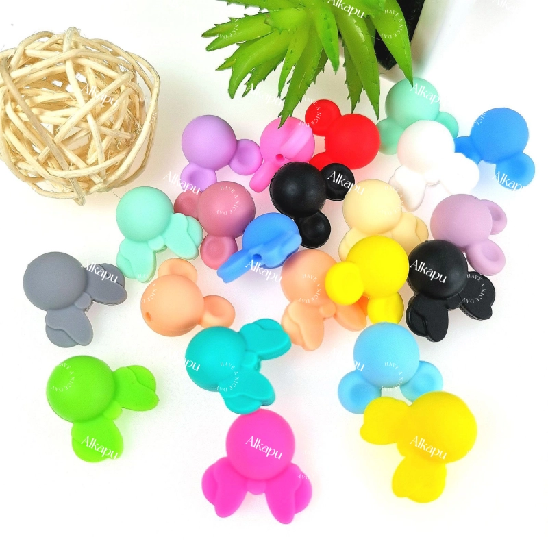 CHINESE WAREHOUSE Silicone Minnie Mouse Amazon Hot Sale Beads For Beads Pen
