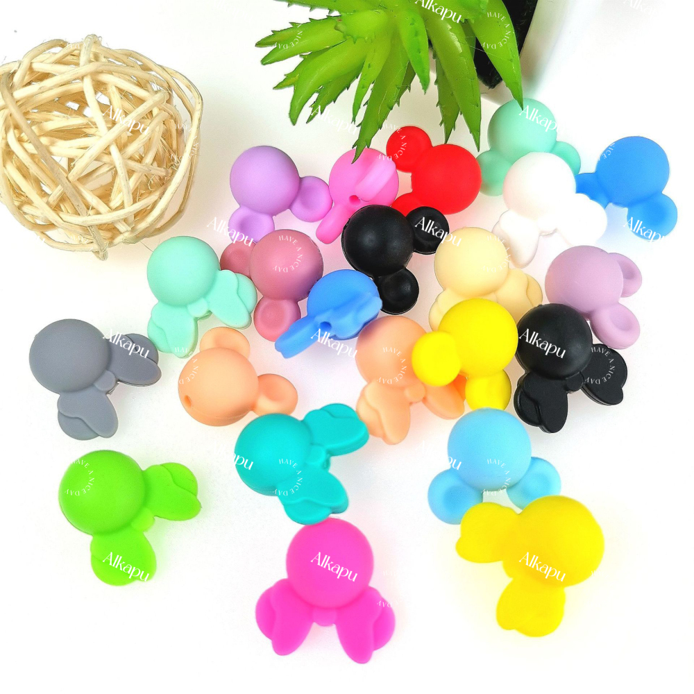 CHINESE WAREHOUSE Silicone Minnie Mouse Amazon Hot Sale Beads For Beads Pen