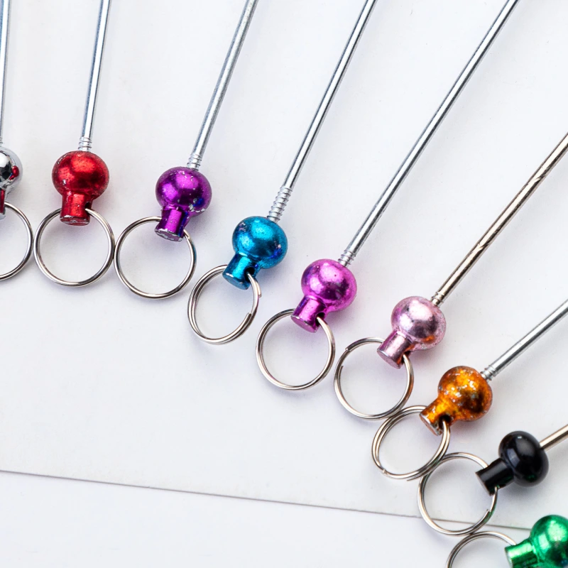 CHINESE WAREHOUSE Mix Colors Backpack Jewelry Carabiner Keychain Craft For Beads