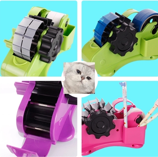 Chinese Warehouse High Quality Mix Colors Tape Dispensing Cutter