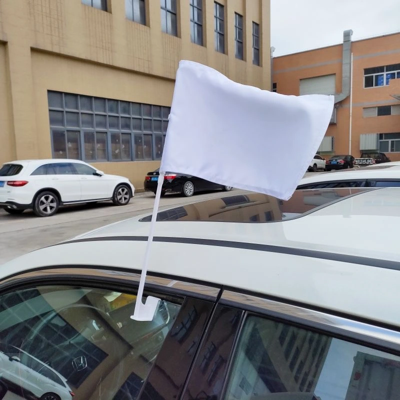 Chinese Warehouse Hot Sale Double Sided Sublimation Polyester Car Flag