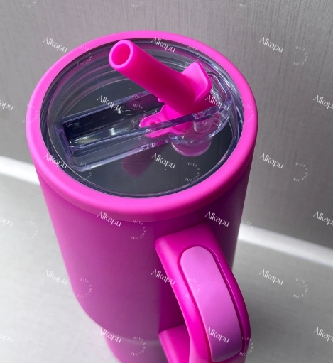 Chinese Warehouse New Arrival Powder Coated Laser Engraving Tumblers With New Lids