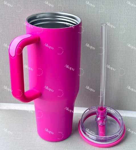 Chinese Warehouse New Arrival Powder Coated Laser Engraving Tumblers With New Lids