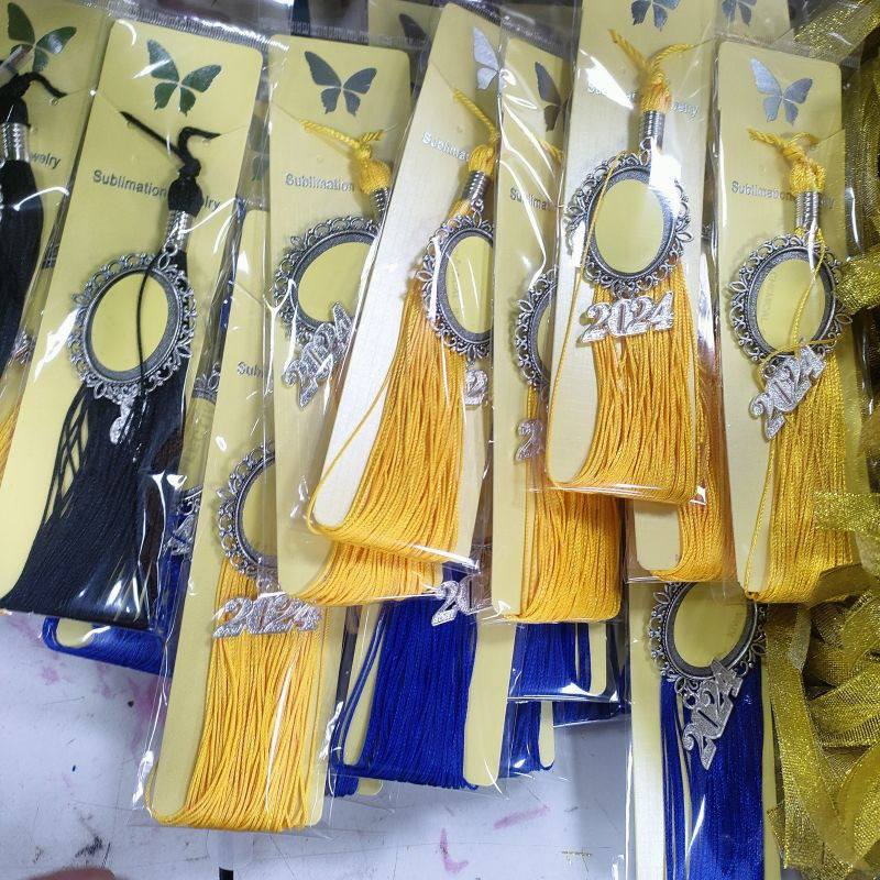 CHINESE WAREHOUSE Sublimation Gold JeweIry Ready To Ship Oval Round Shape