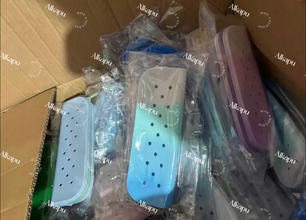 CHINESE WAREHOUSE Small Size Silicone Pencil Case Mix Colors Ready To Ship