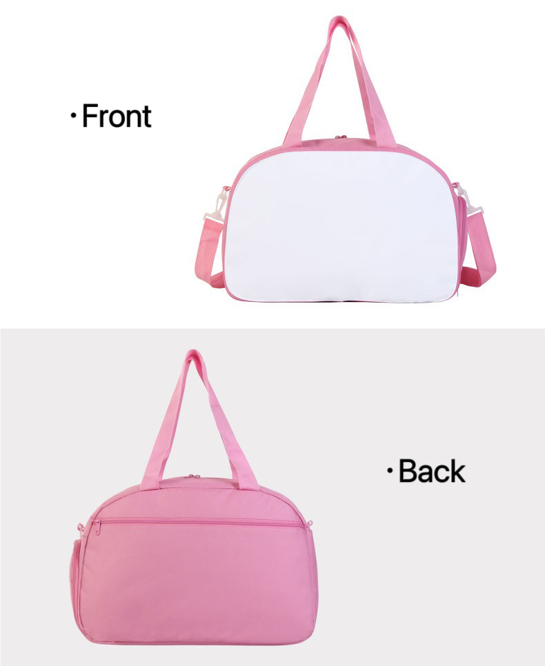 CHINESE WAREHOUSE Sublimation Sports/Travel/Yoga/Dance/Mommy Bag