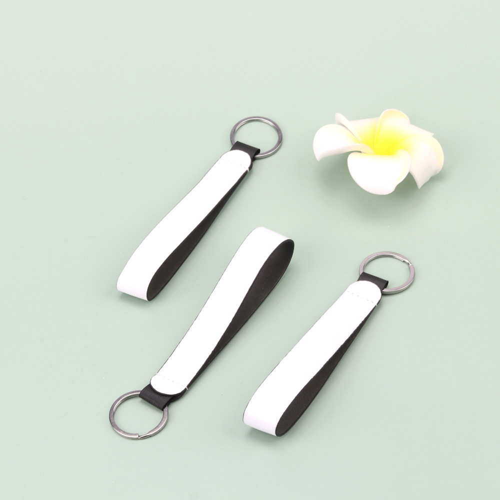 CHINESE WAREHOUSE Sublimation PU Keychains Fast Shipping Ready To Ship