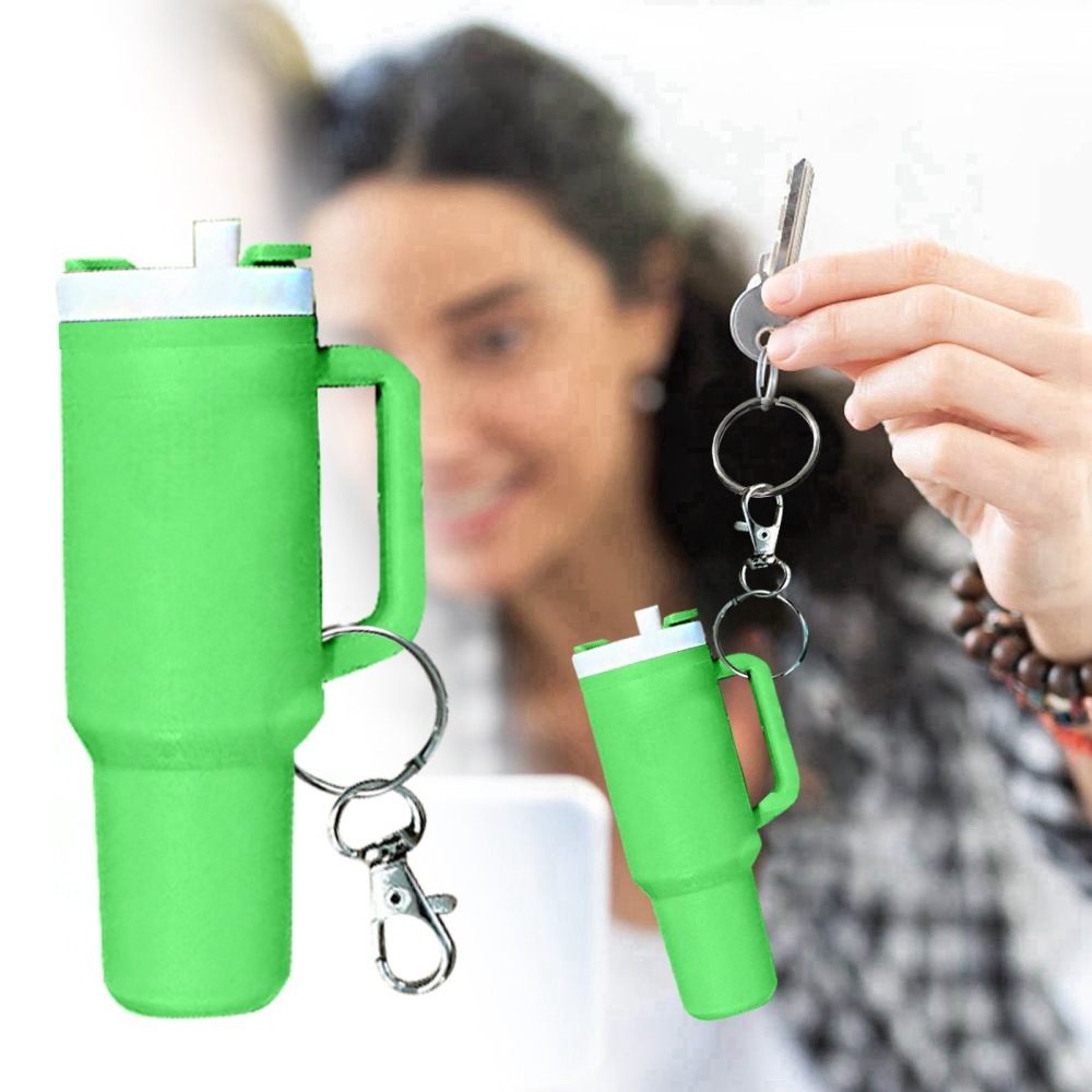 CHINESE WAREHOUSE New Arrivel Products Adorable Mini Cup Keychains