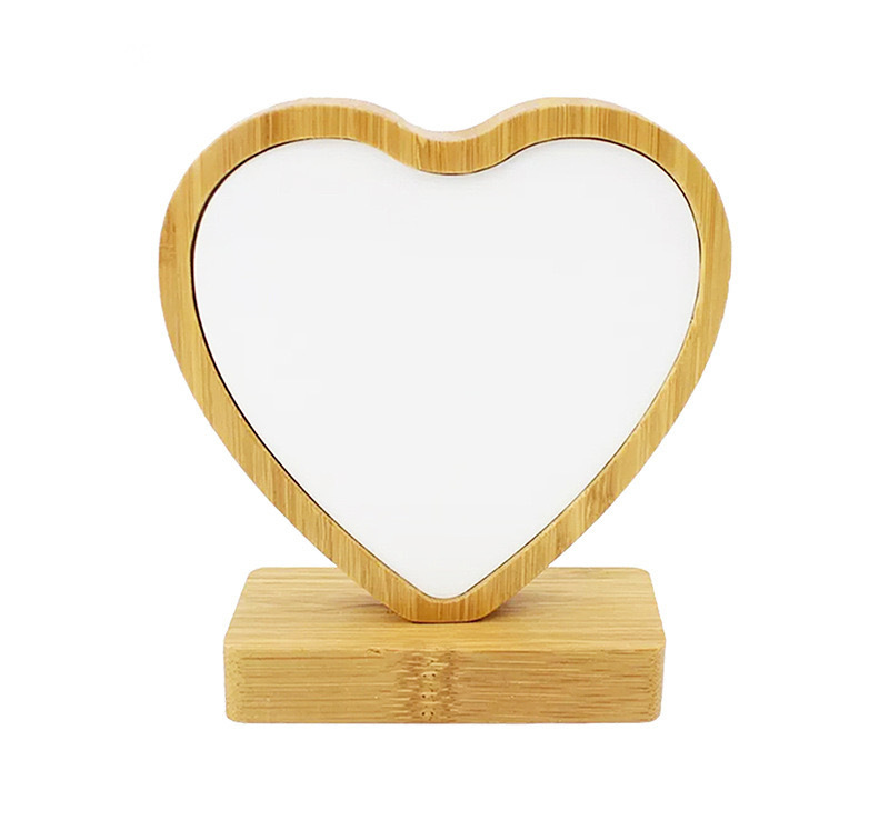 CHINESE WAREHOUSE Sublimation Wooden Magnetic Photo Frame