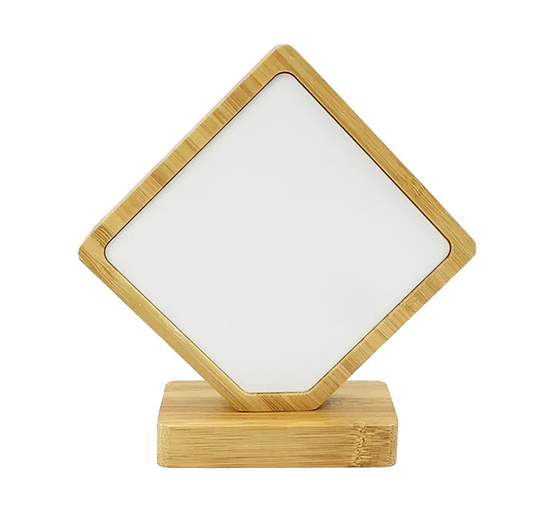 CHINESE WAREHOUSE Sublimation Wooden Magnetic Photo Frame