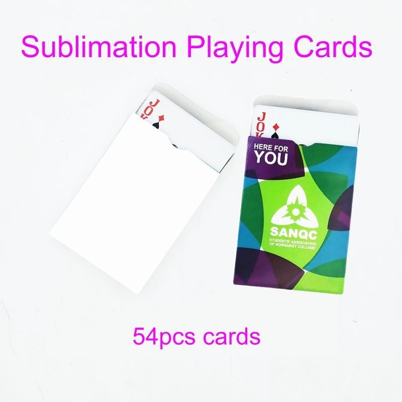 CHINESE WAREHOUSE Sublimation Playing Cards