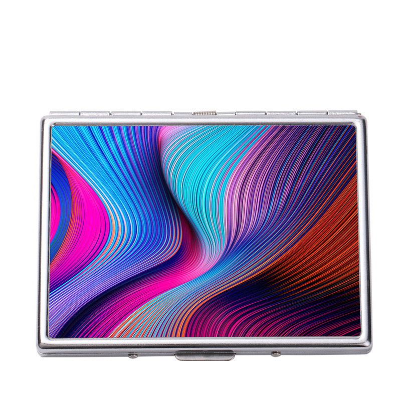 CHINESE WAREHOUSE Sublimation Metal Cigarette Case