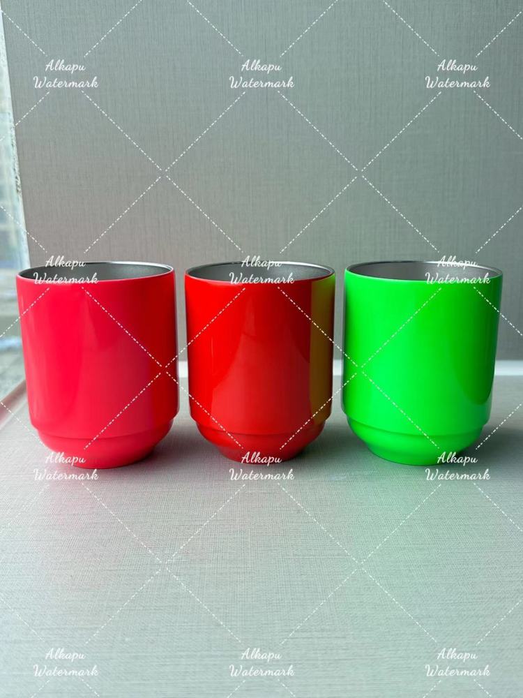 CHINESE WAREHOUSE 10oz Sublimation Stackable Stainless Steel Cup Set