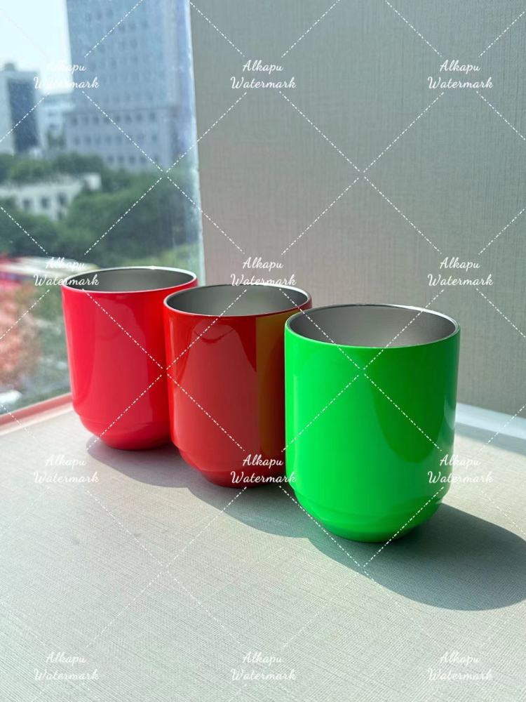 CHINESE WAREHOUSE 10oz Sublimation Stackable Stainless Steel Cup Set