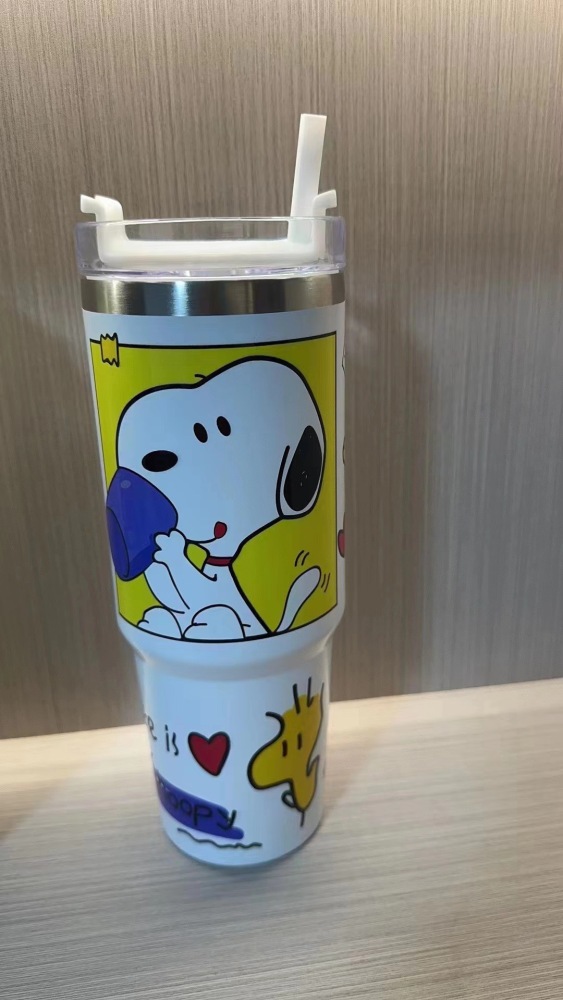 CHINESE WAREHOUSE 30oz Disney Pattern Tumbler with Handle