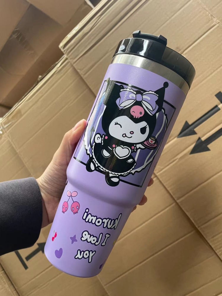 CHINESE WAREHOUSE 30oz Disney Pattern Tumbler with Handle
