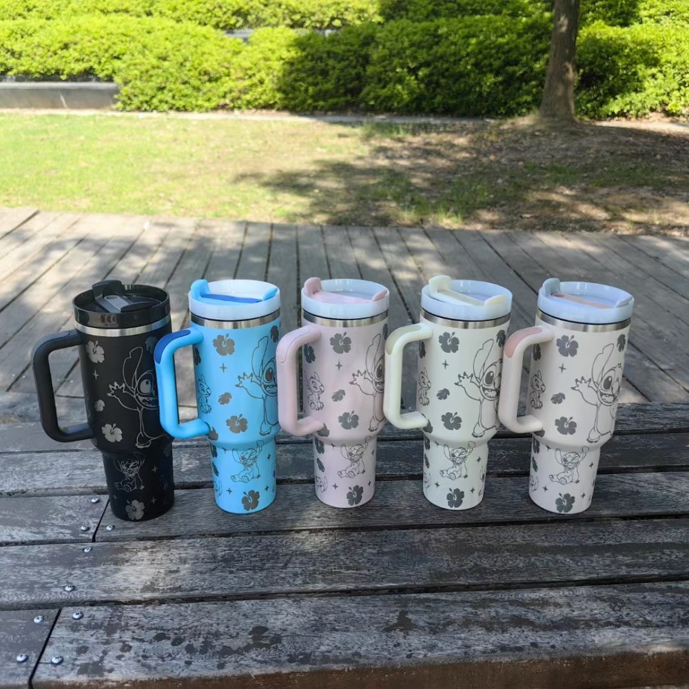 CHINESE WAREHOUSE 40oz Stitch Pattern Tumbler