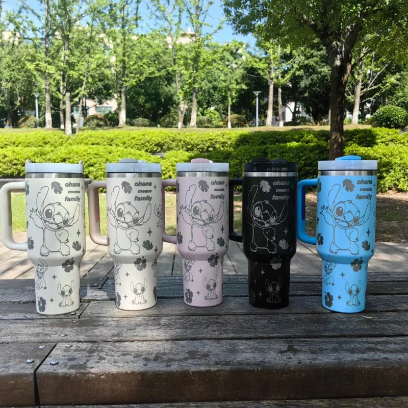 CHINESE WAREHOUSE 40oz Stitch Pattern Tumbler