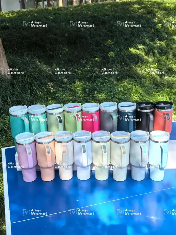 CHINESE WAREHOUSE 40oz H2.0 Powder Coated Tumbler
