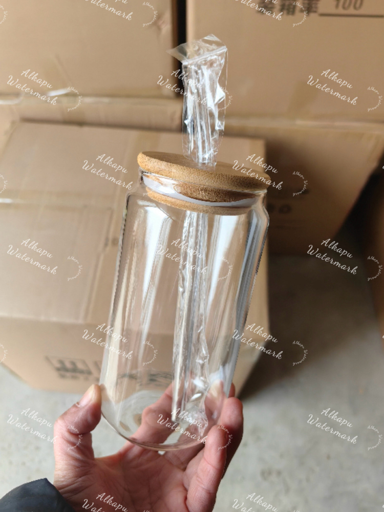 CHINESE WAREHOUSE 350ml 500ml Clear Glass Cups