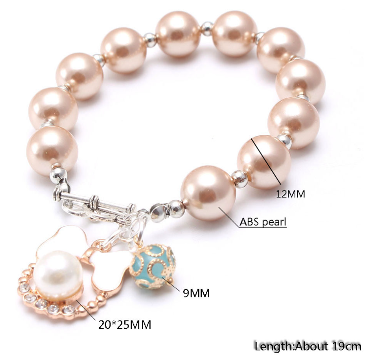 CHINESE WAREHOUSE Pearl Children's Bracelet