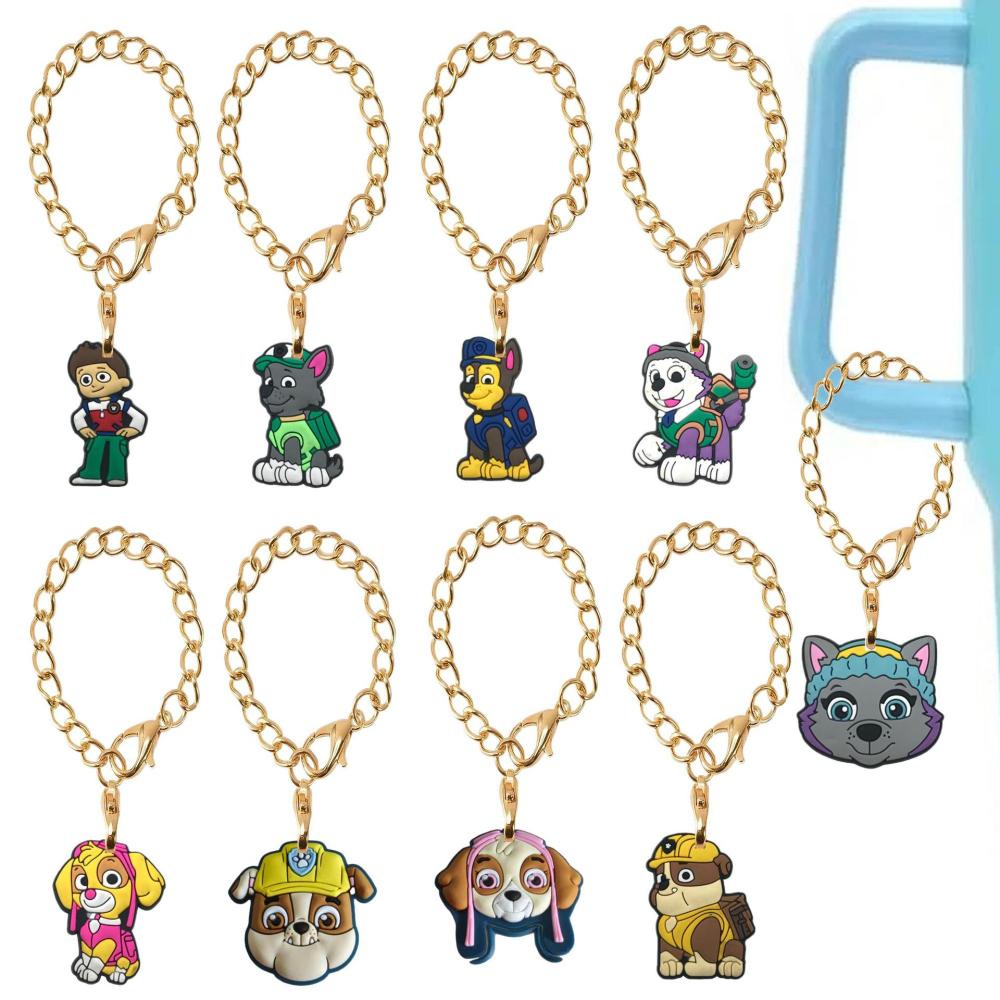 CHINESE WAREHOUSE Cartoon Silicone Tumbler Pendant Charm