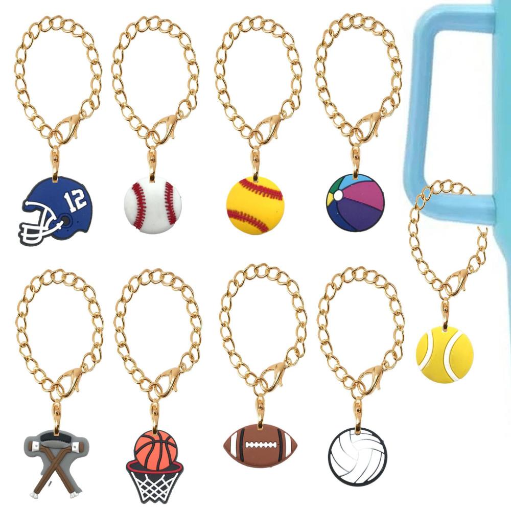 CHINESE WAREHOUSE Cartoon Silicone Tumbler Pendant Charm