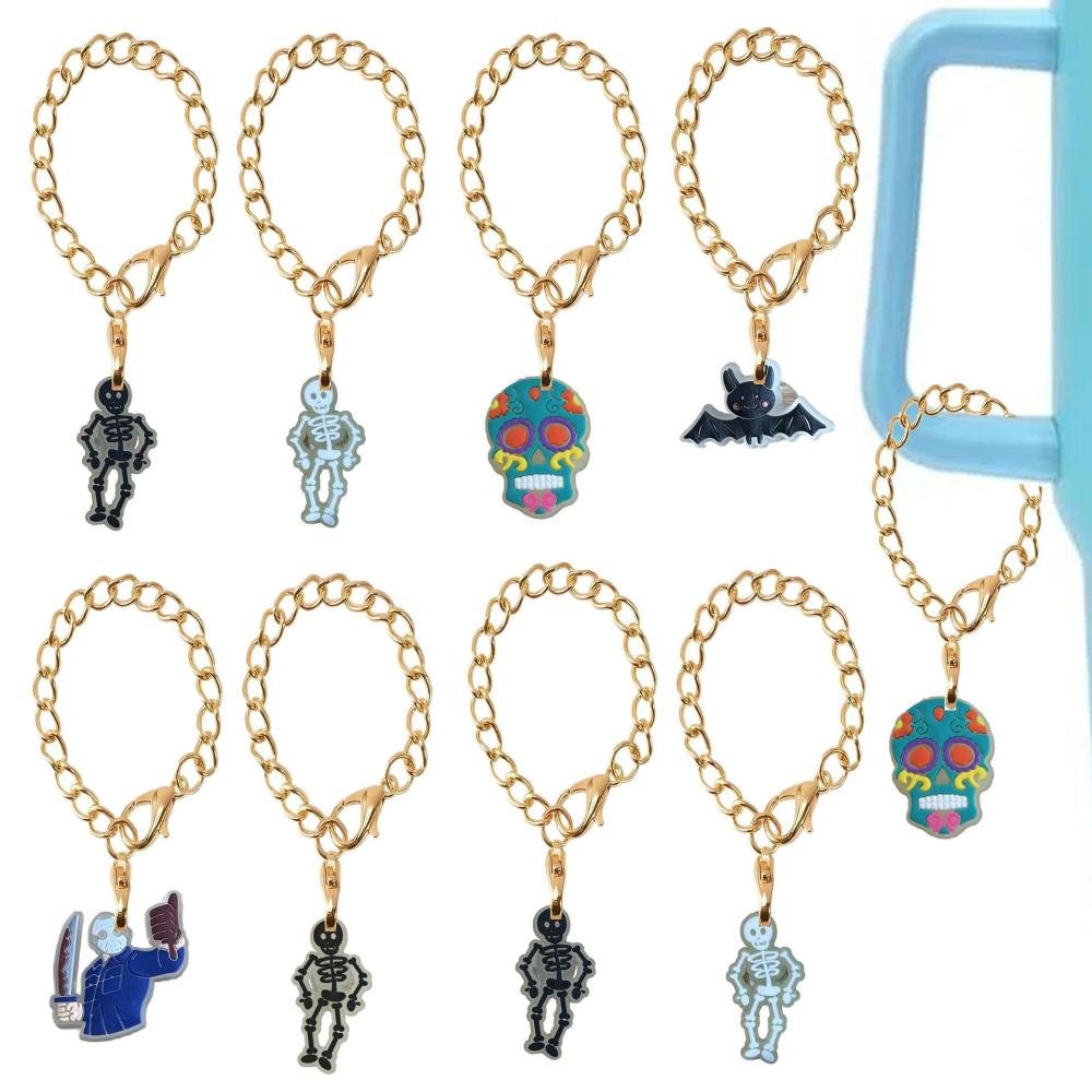 CHINESE WAREHOUSE Cartoon Silicone Tumbler Pendant Charm