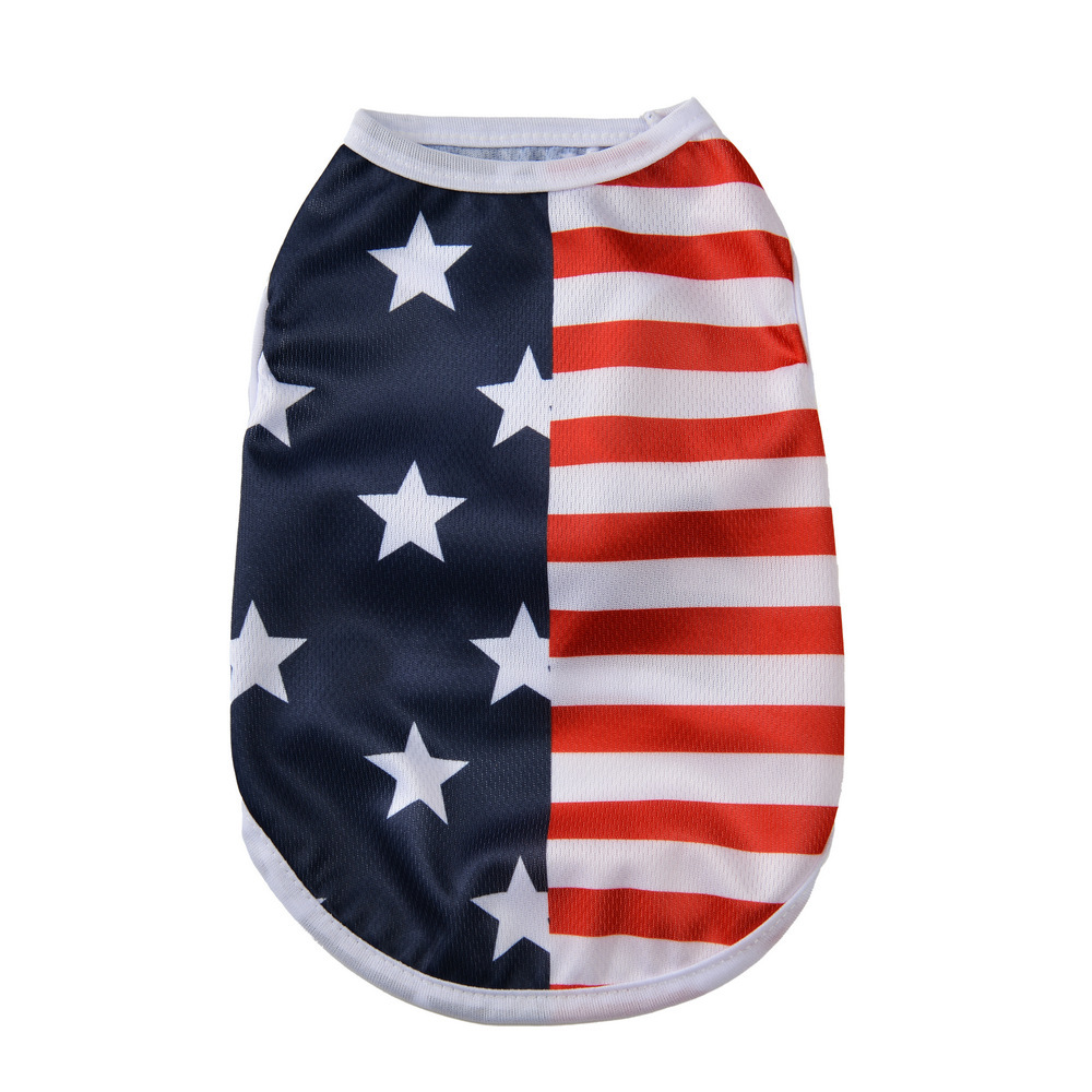CHINESE WAREHOUSE Independence Day Mesh Pet Vest