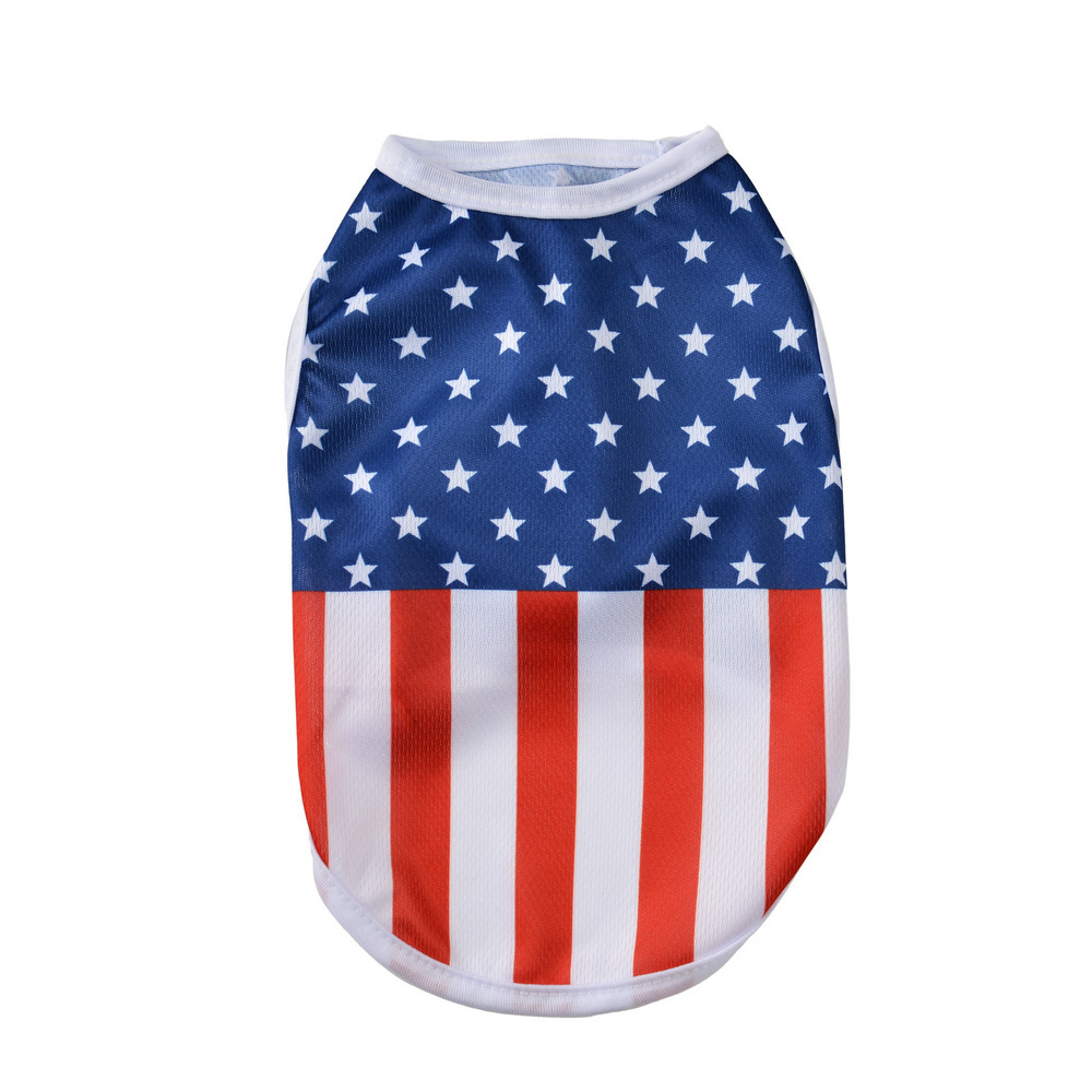 CHINESE WAREHOUSE Independence Day Mesh Pet Vest
