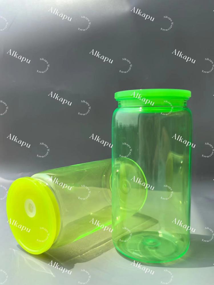 CHINESE WAREHOUSE 16oz Neon Color Acrylic Plastic Cups