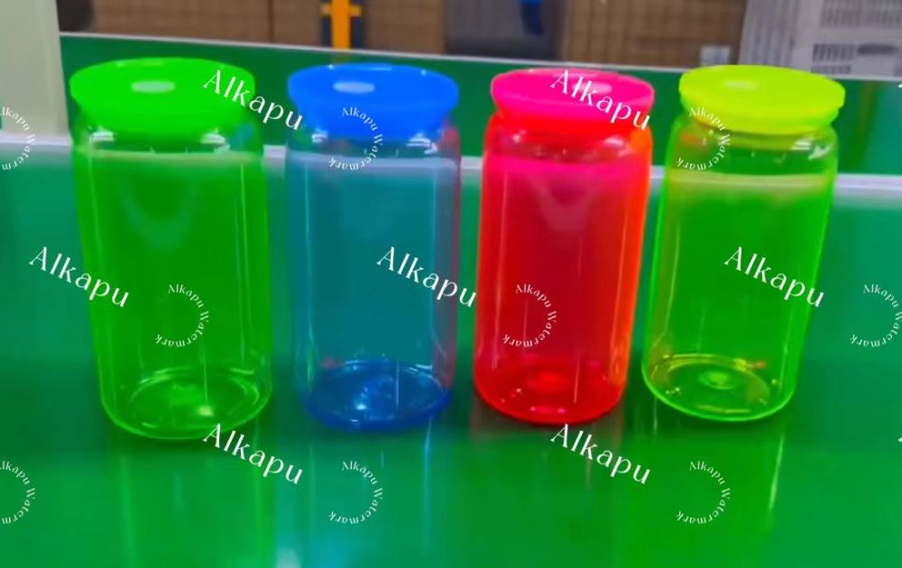 CHINESE WAREHOUSE 16oz Neon Color Acrylic Plastic Cups
