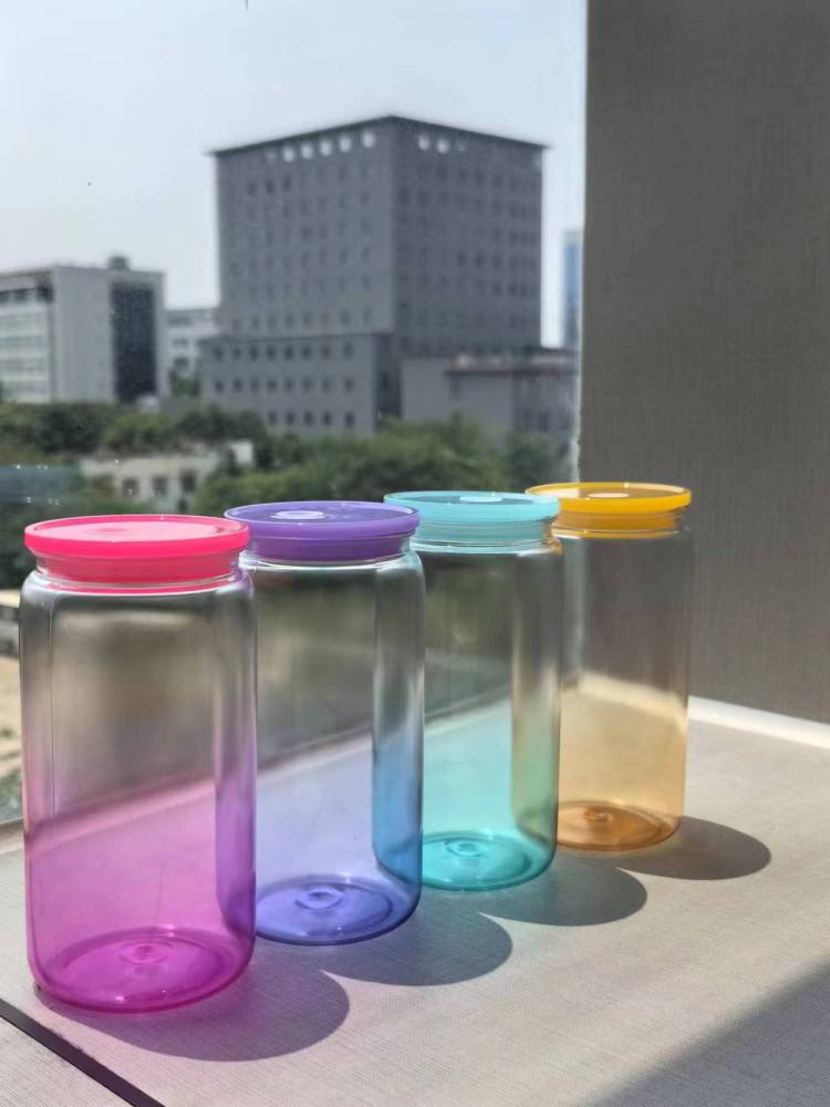 USA WAREHOUSE 16oz Ombre Jelly Gradient Acrylic Tumbler