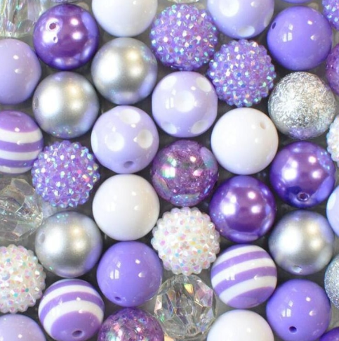 CHINESE WAREHOUSE 20mm Mix Colors Bead Craft 50pcs/Bag